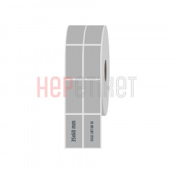35x60 mm 2'li Ayrık Silvermat Etiket 35x60 mm 2'li Ayrık Silvermat Etiket