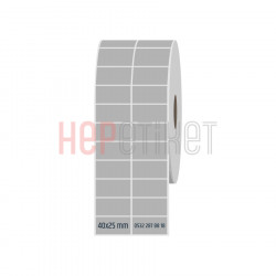 40x25 mm 2'li Ayrık Silvermat Etiket 40x25 mm 2'li Ayrık Silvermat Etiket