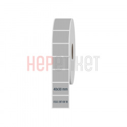 40x30 mm Silvermat Etiket 40x30 mm Silvermat Etiket
