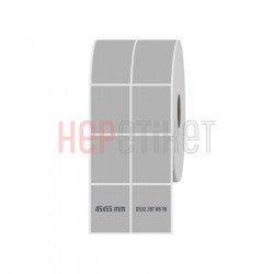45x55 mm 2'li Ayrık Silvermat Etiket 45x55 mm 2'li Ayrık Silvermat Etiket