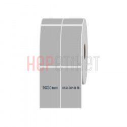 50x90 mm 2'li Ayrık Silvermat Etiket 50x90 mm 2'li Ayrık Silvermat Etiket