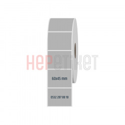 60x45 mm Silvermat Etiket 60x45 mm Silvermat Etiket