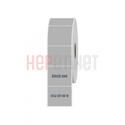 60x50 mm Silvermat Etiket 60x50 mm Silvermat Etiket