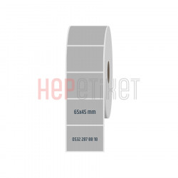 65x45 mm Silvermat Etiket 65x45 mm Silvermat Etiket