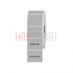 65x50 mm Silvermat Etiket 65x50 mm Silvermat Etiket