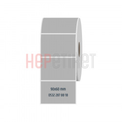 90x60 mm Silvermat Etiket 90x60 mm Silvermat Etiket