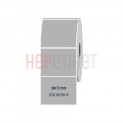 90x70 mm Silvermat Etiket 90x70 mm Silvermat Etiket